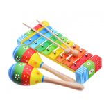 Детские музыкальные игрушки из дерева
