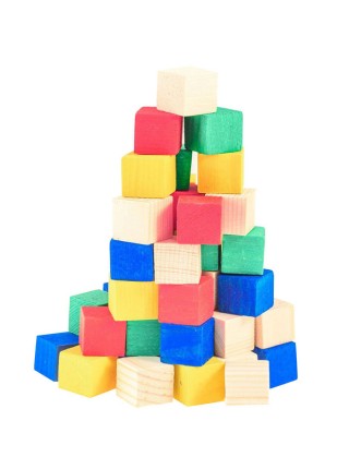 Деревянные игрушки Кубики Счетный материал Д250а