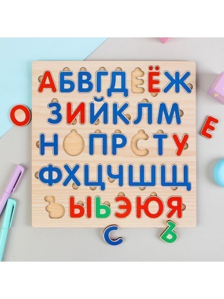 Алфавит русский "Звуки и буквы", Мастер игрушек IG0277