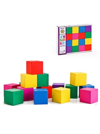 Кубики Цветные 20шт. Томик 2323
