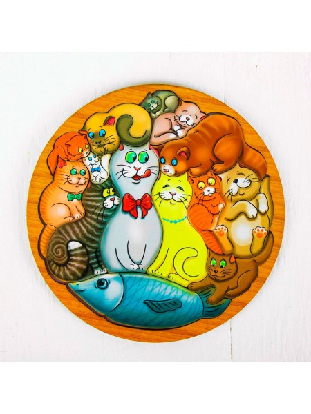 Головоломка Коты, 13 кошек, Smile Decor П014