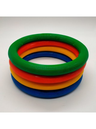 Набор из 4-x тяжелых (тонущих) колец, d 19 cм (красный, синий, желтый, зеленый)
